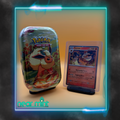 Prismatic Evolutions Mini Tin Flareon. Card included!