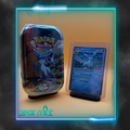 Prismatic Evolutions Mini Tin Glaceon. Card included!