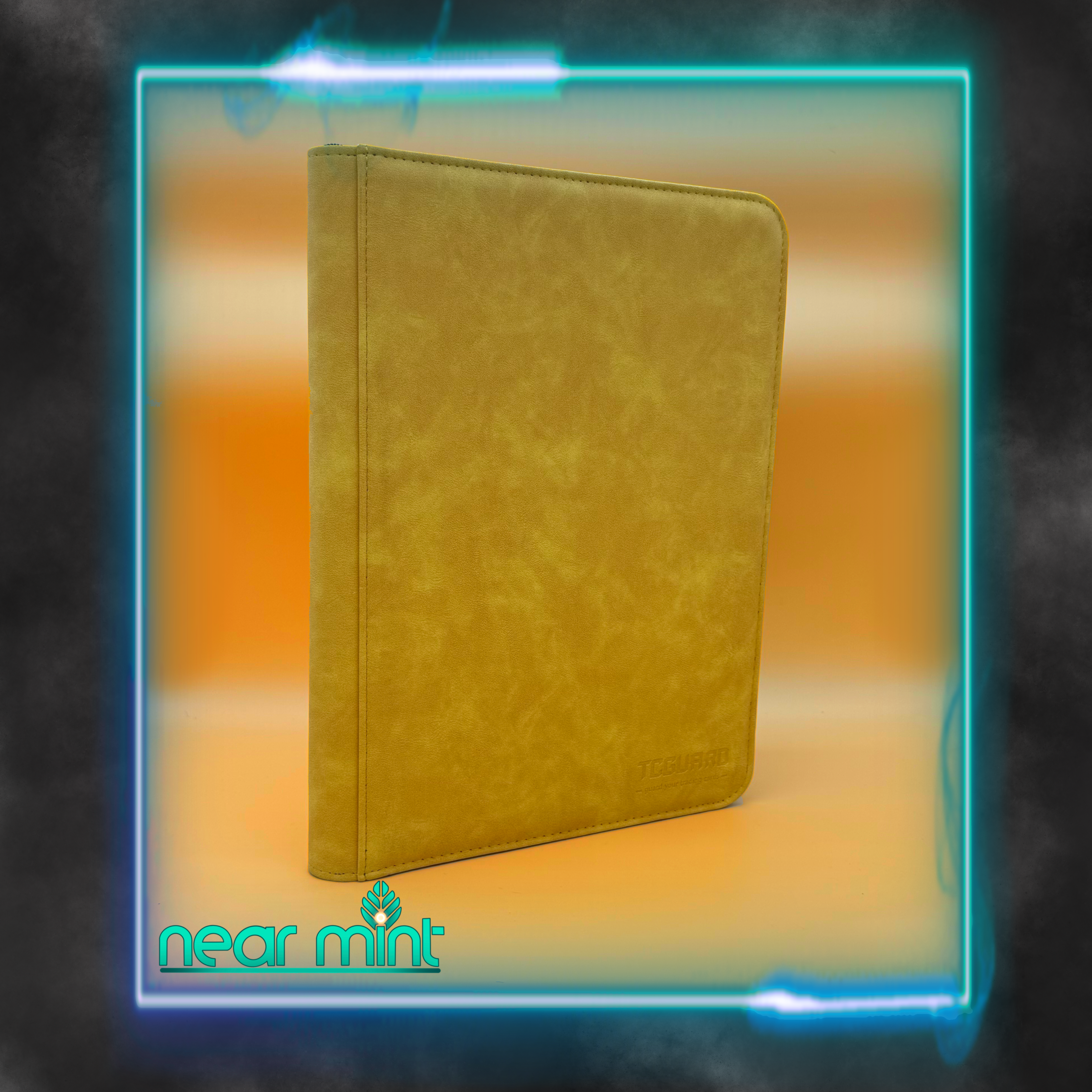 TCGUARD 540 Card 9 Pocket Zip Binder (Yellow)