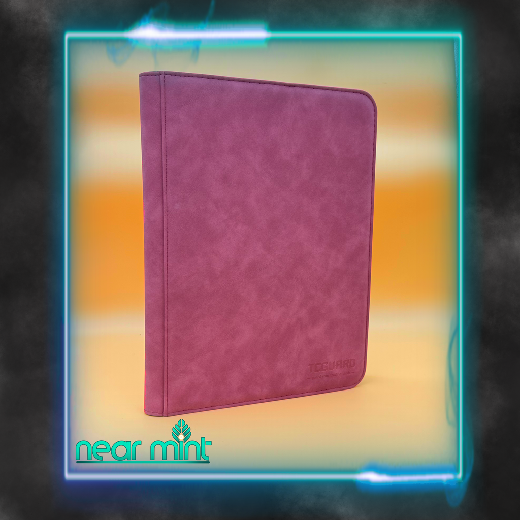 TCGUARD 540 Card 9 Pocket Zip Binder (Wine)