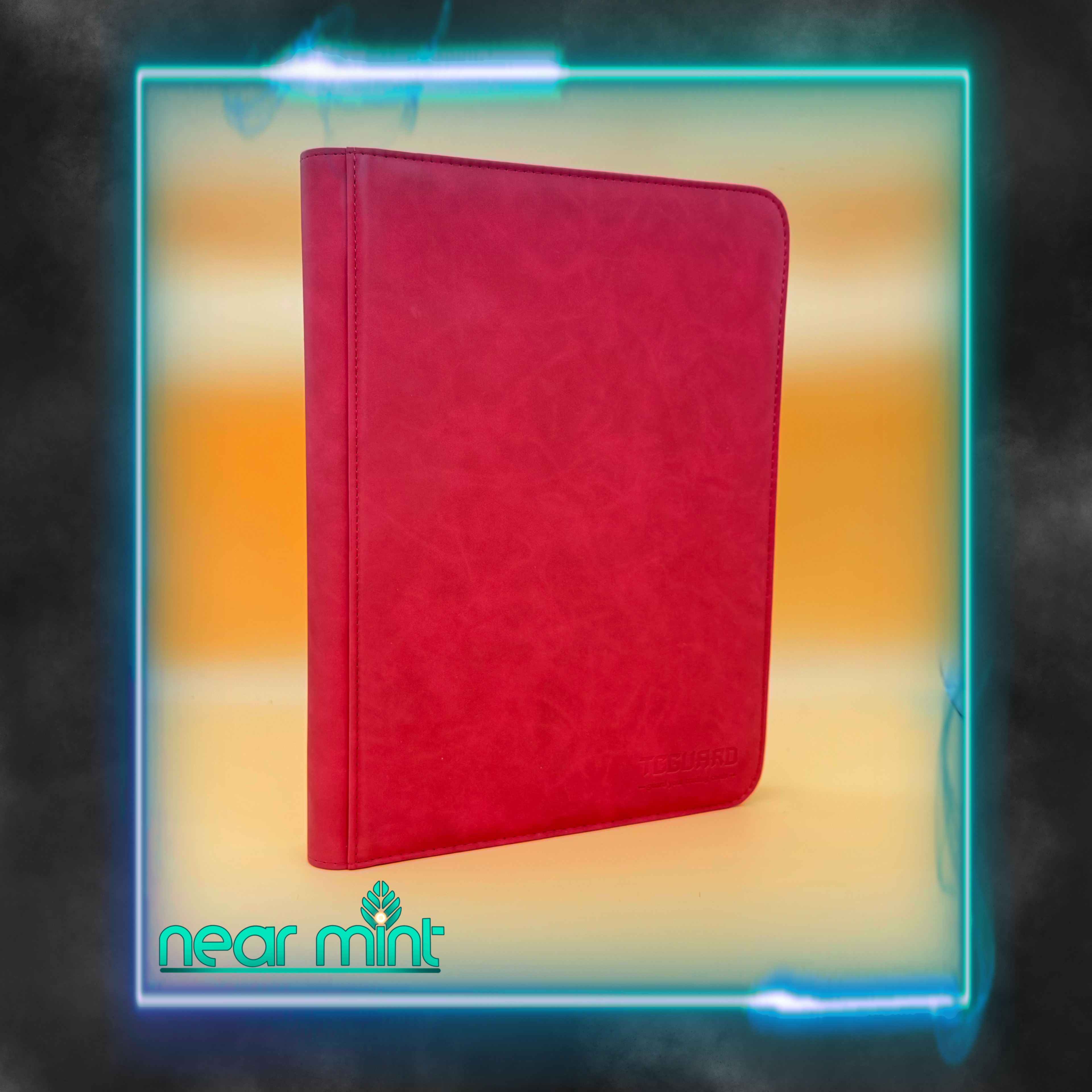 TCGUARD 540 Card 9 Pocket Zip Binder (Red)