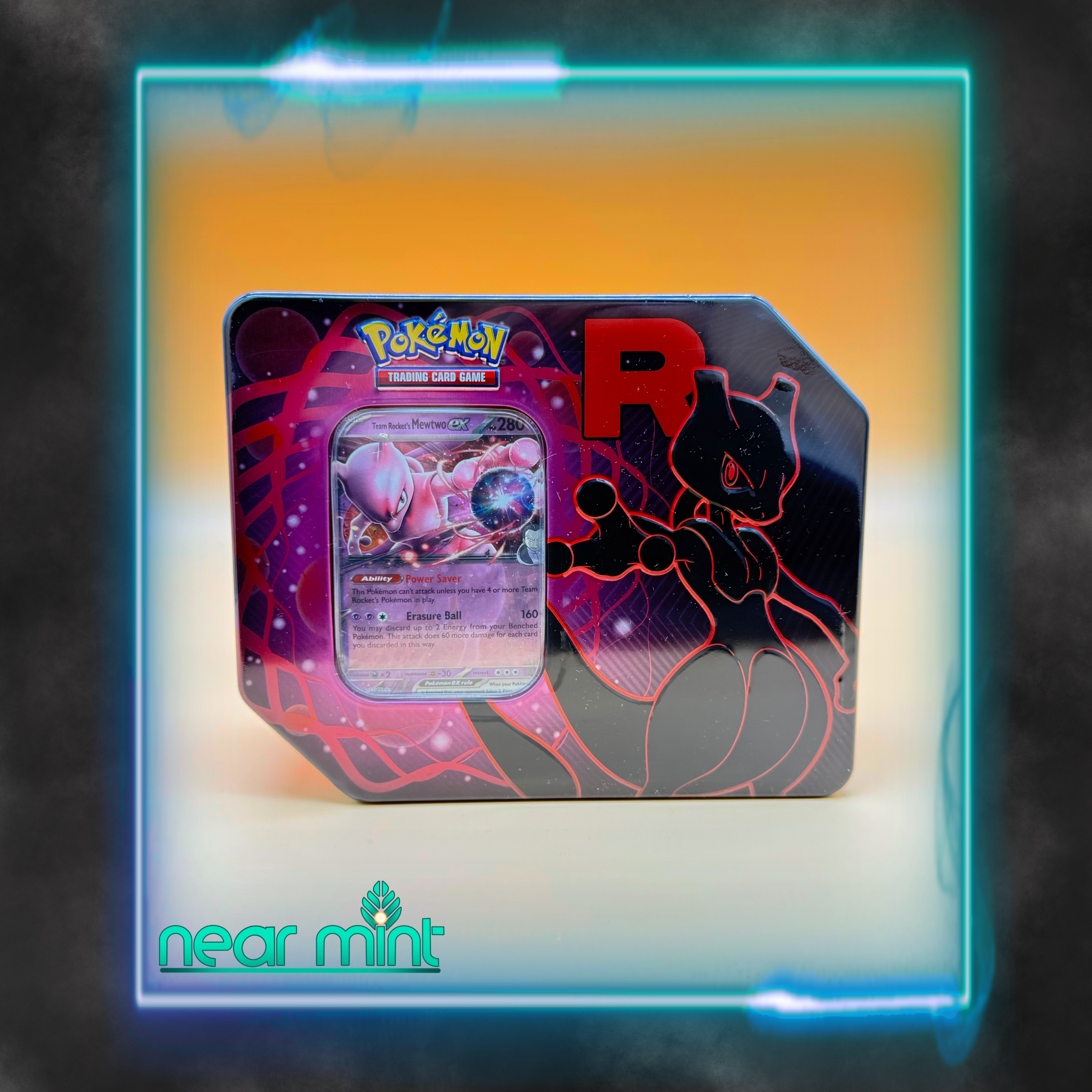 Destined Rivals Team Rocket Tin Mewtwo