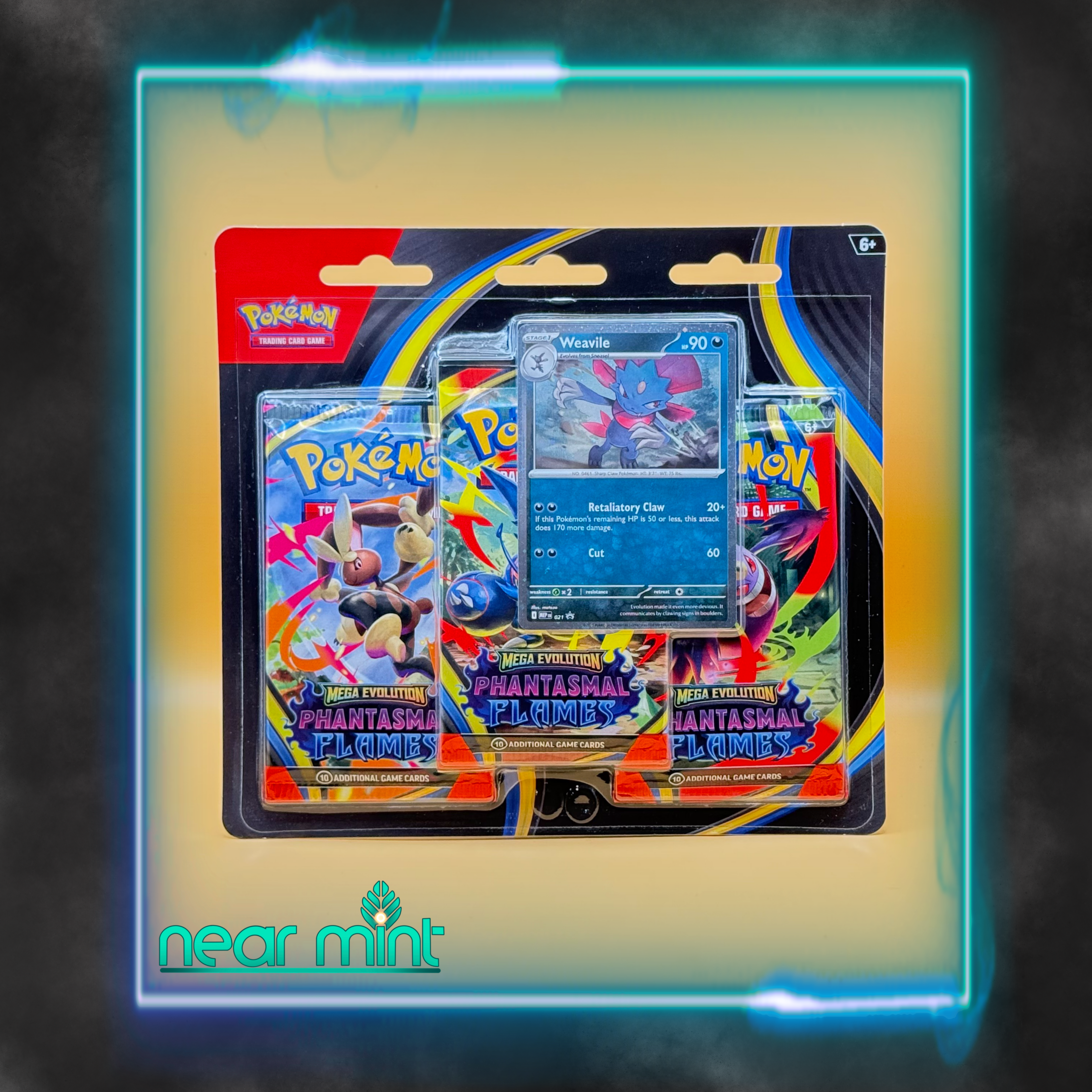 Phantasmal Flames 3 Pack Blisters (Weavile)