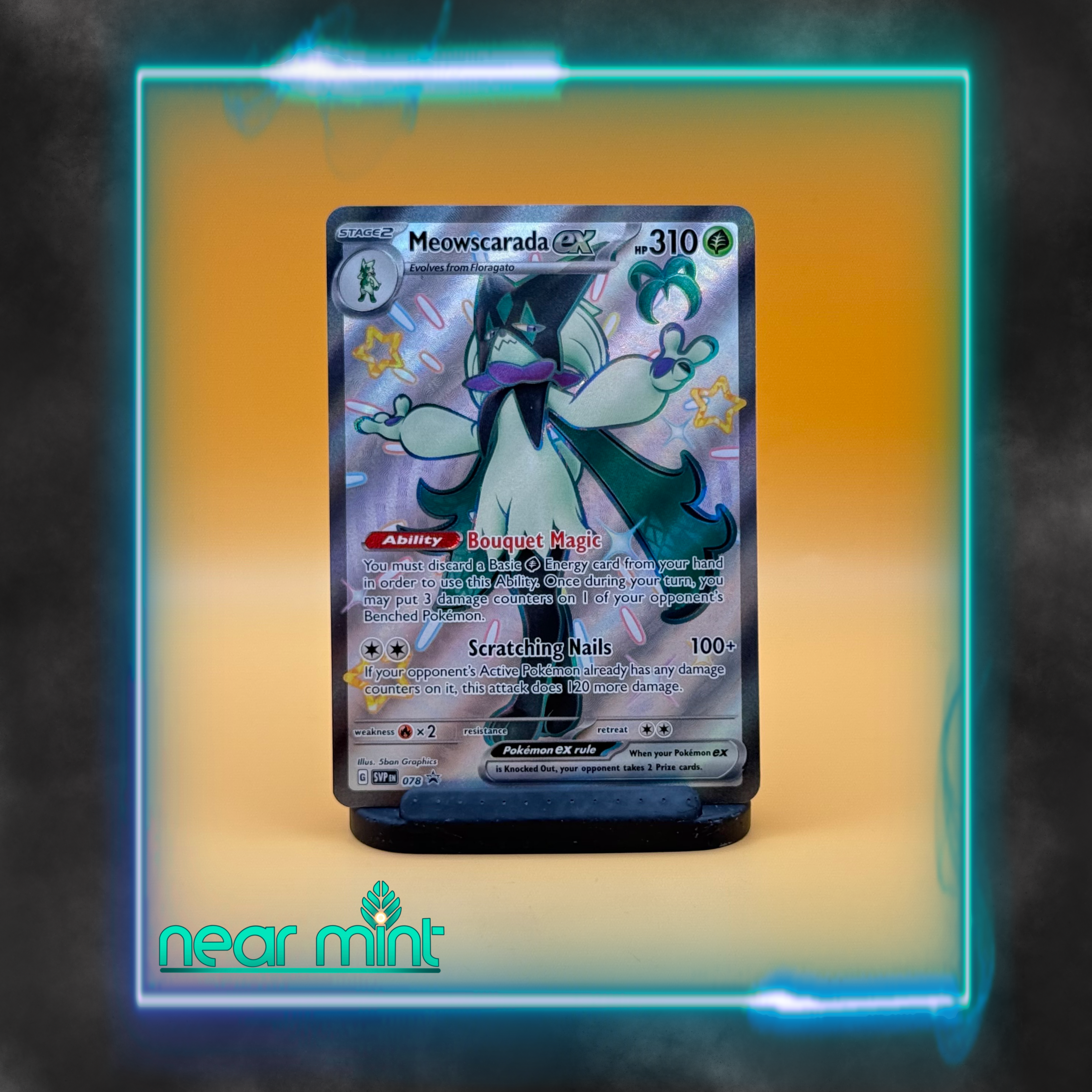 Meowscarada ex SVP 078 Black Star Promo