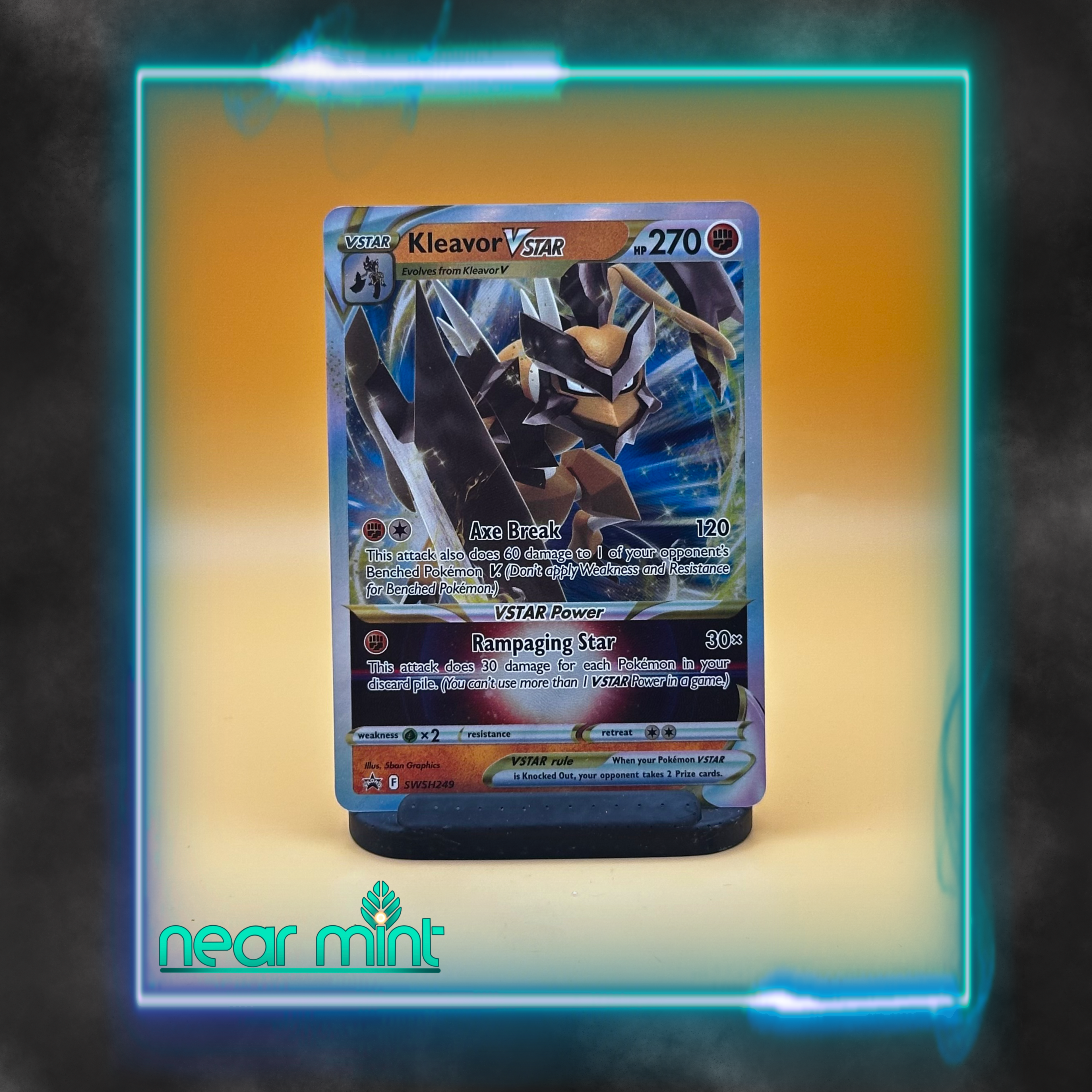 Kleavor V Star SWSH 249 Black Star Promo