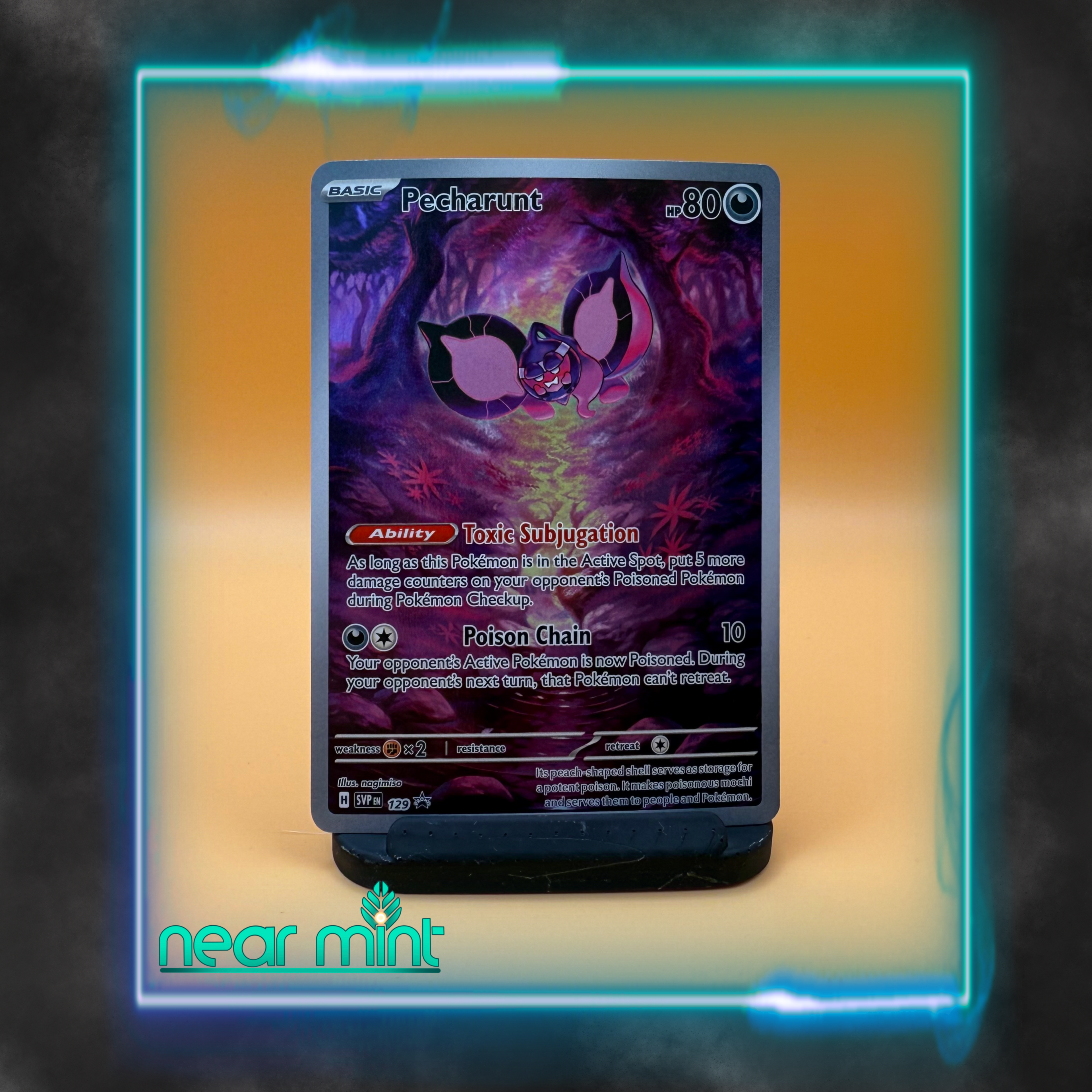Pecharunt SVP 129 Black Star Promo