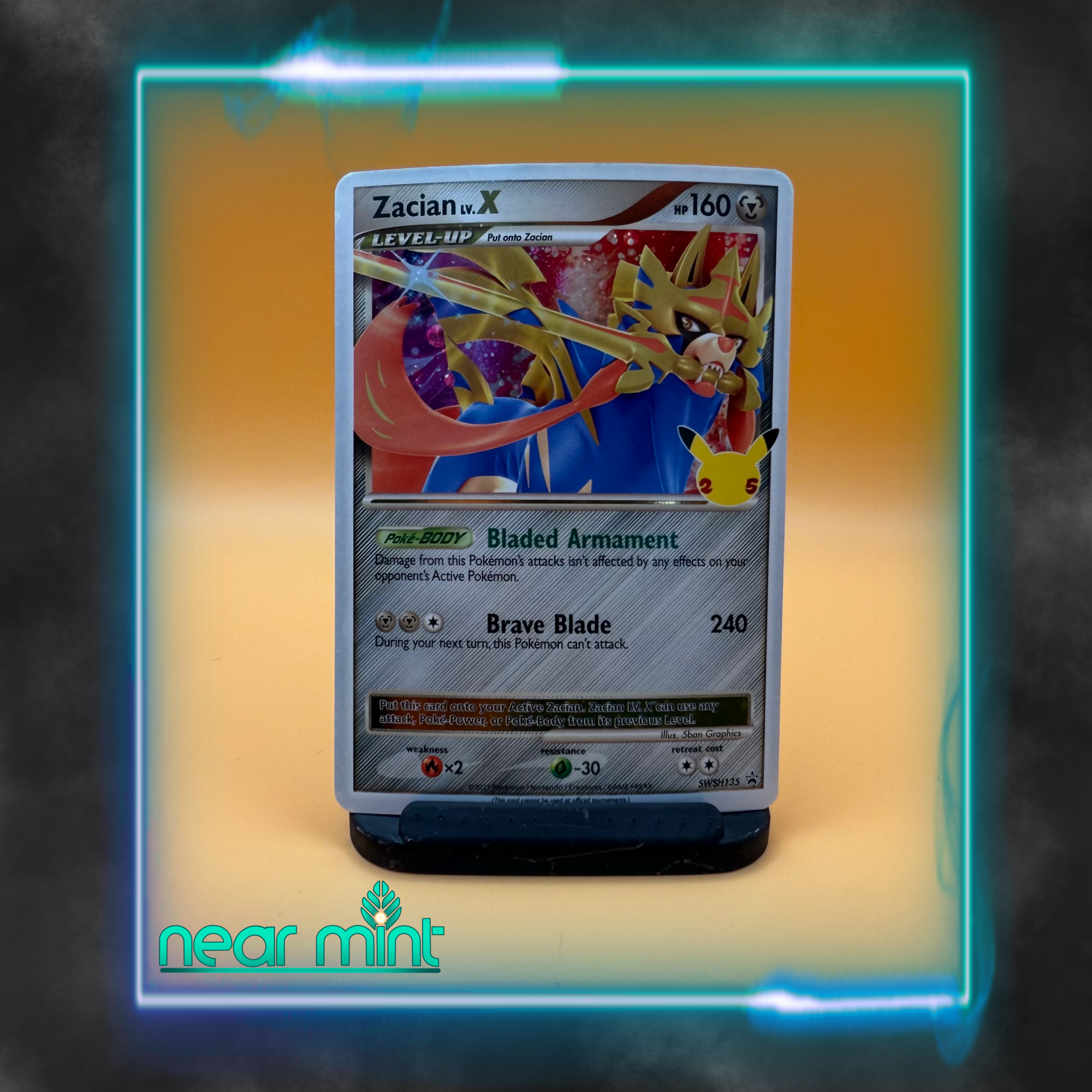 Zacian LVX SWSH Black Star Promo 125