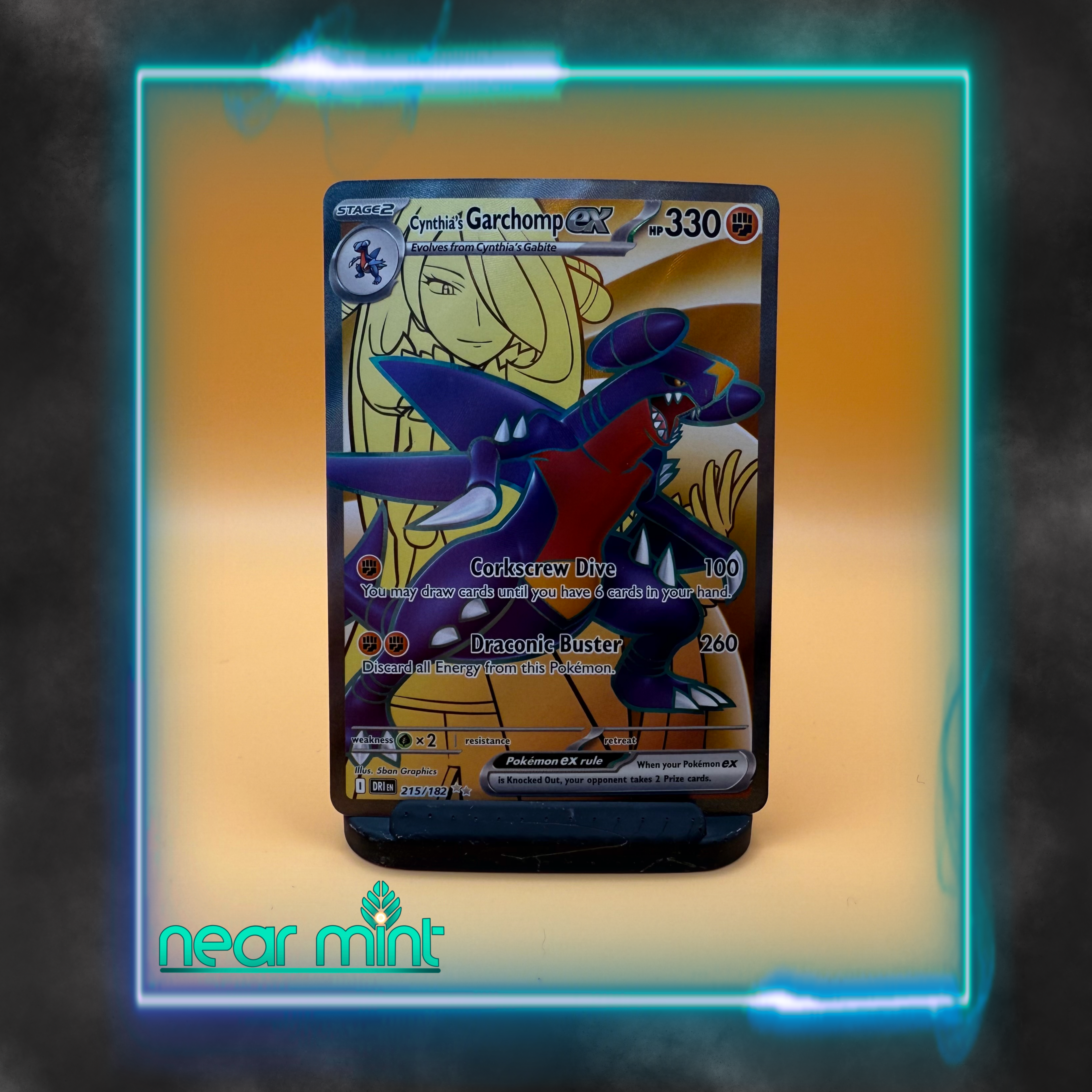 Cynthia's Garchomp ex DRI 215/182