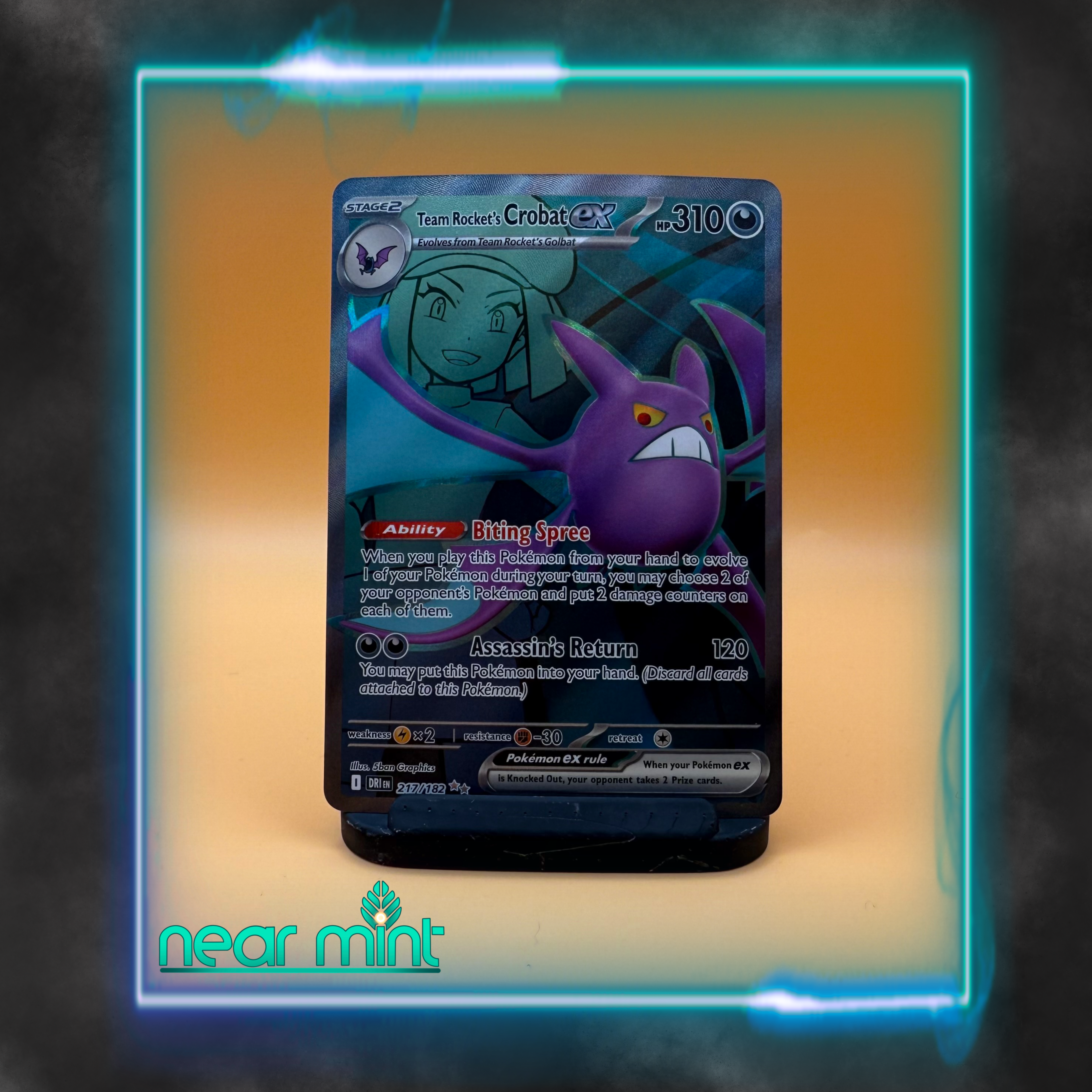 Team Rocket's Crowbat ex DRI 217/182